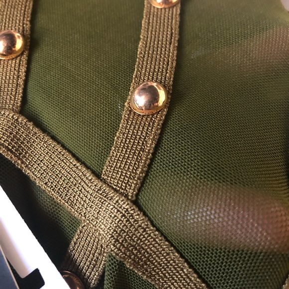 STUDDED BANDAGE MIDI DRESS - Picture 6 of 10